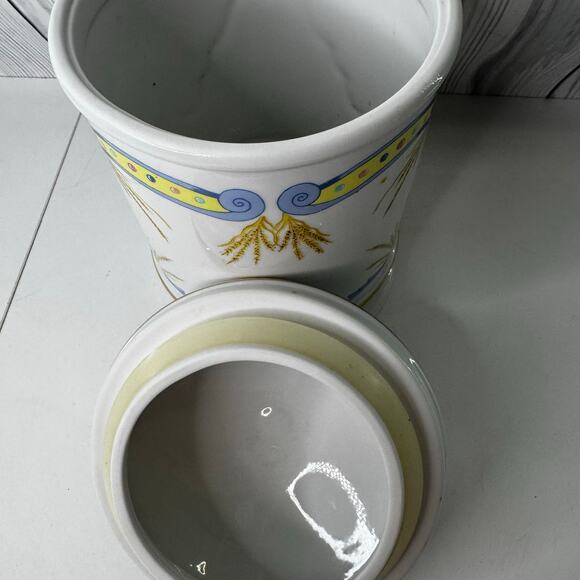 Lenox Carousel Horse Handpainted Porcelain Lidded Canister Flour 1995 Vintage - Picture 4 of 8